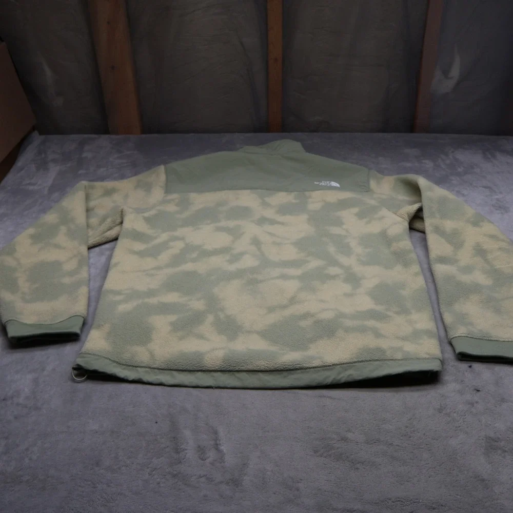 North Face Jacket Mens Medium Green‎ Camo Denali 2 Fleece Full Zip Winter RARE